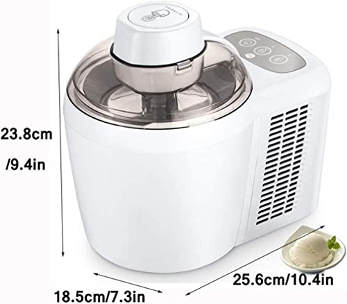 Samnuerly Automatische Eismaschine, Haushaltsfruchtmaschine, Countdown-Timer, Edelstahleinsatz – Bild 3