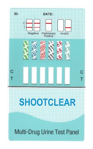 Shootclhear Zydot Detox Drink Kit with Herbal Pills and 6 Panel Test - Quickly Cleanse and Detox Body - 16 oz