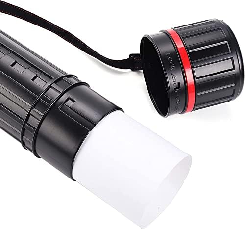 Quickdraw 1.1m x 80mm Teletube Compact Adjustable Telescopic Artist Drawing Tube with Carry Strap