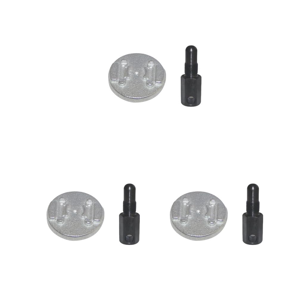 Juego de 3 herramientas de extracción de embrague de motosierra a prueba de óxido de repuesto para accesorios de motosierra para 2500