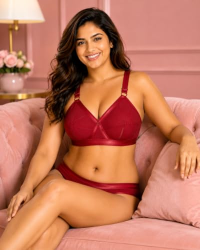 Image of SONA Perfecto Plus Size Cotton Full Coverage Bra for Women Heavy Bust