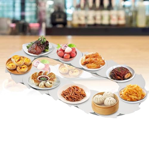 Plateau tournant pour aliments idéal pour partager vos repas de fêtes