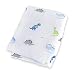 lulujo Muslin Cotton Swaddling Blanket - Prehistoric Pals