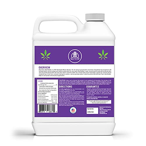 Turf Titan Bud Builder - Flower Fertilizer - Flower And Plant Food For Better Soil And Productivity - Liquid Fertilizer For Flowers - Flower Food For Healthy Soil And Bigger Buds #TOP5