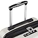 DELSEY PARIS Cruise 3.0 Hardside Expandable Luggage with Spinner Wheels, Glossy Ivory, Carry on 20 Inch