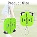 Goktvai 2pcs Golf Stroke Counters, Portable Score Keeper with Hanging Rope Mini Square Design 2 Player Stroke Counter Clicker for Golf Training Competitions & Games (Green)
