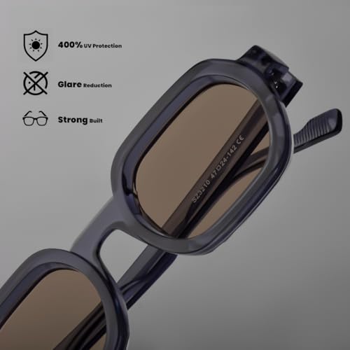 Image of SAM AND MARSHALL VELAR Sunglasses I 400UV Protection I Square Sunglass I Men & Women