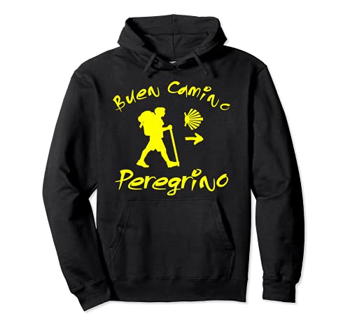 Buen Camino Peregrino Camino de Santiago Compostela Spain Sudadera con Capucha