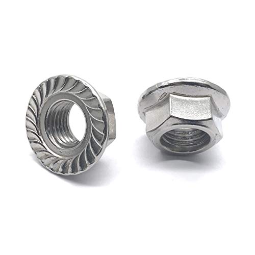 Écrous à bride M16 inox de haute précision et filetage métrique pour assemblage durable