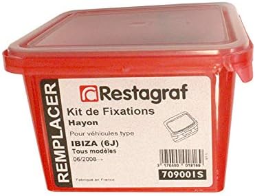 Kit of Fasteners for Ibiza Hatchback (6J) All Models (06/2008 to 06/2017) - Ref 709001S - Box of 18 Pieces