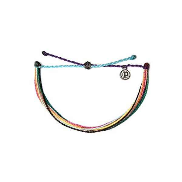Pura-Vida-Jewelry-Bracelets-Muted-Bracelet-100-Waterproof-and-Handmade-wCoated-Charm-Adjustable-Band Pura Vida Jewelry Bracelets Bright Bracelet - 100% Waterproof and Handmade w/Coated Charm, Adjustable Band (Hakuna Matata)