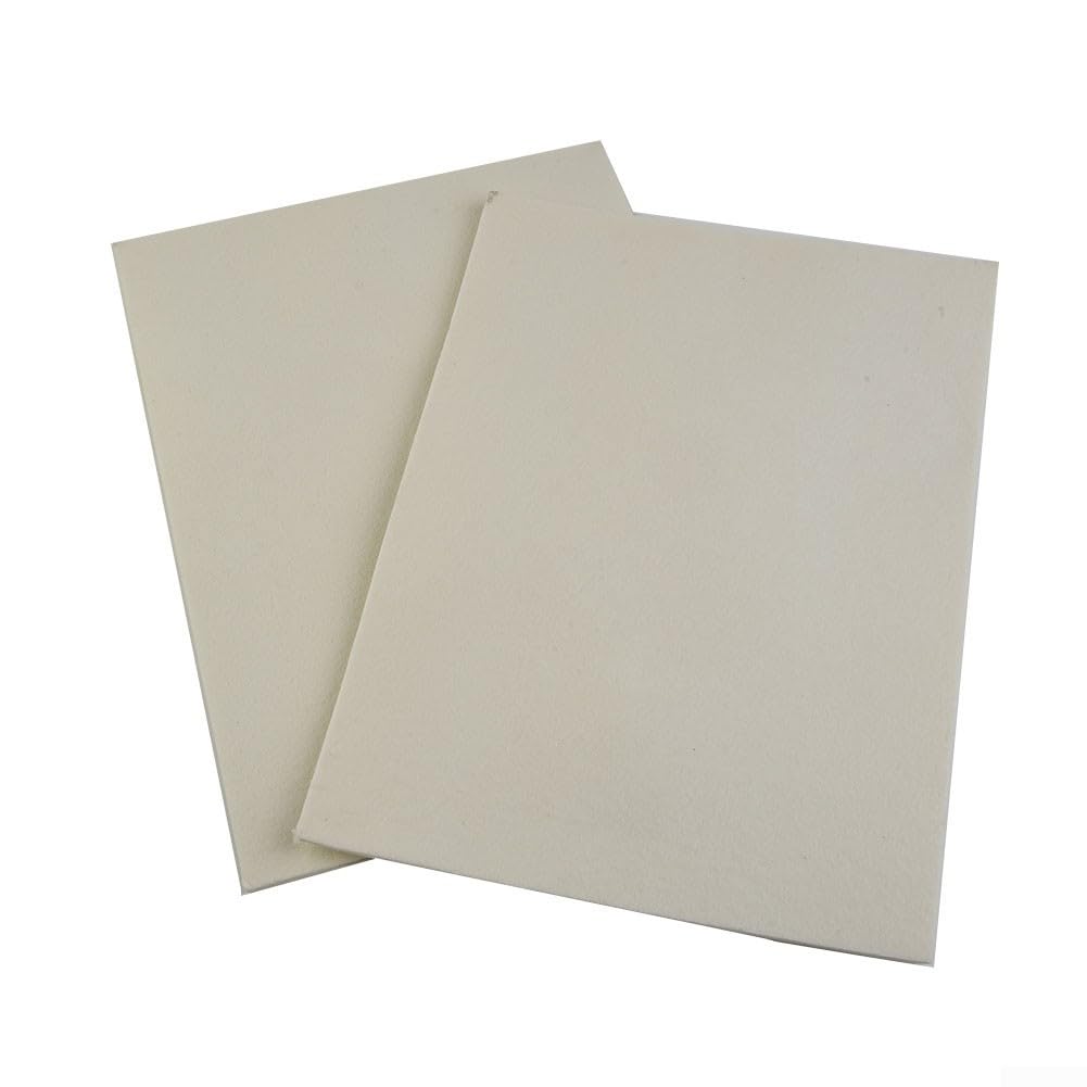Honseadek Para A4 Juego de papel de junta de fibra de cerámica para sellar tubos de combustión y vidrio de horno con tolerancia de alta temperatura (A)