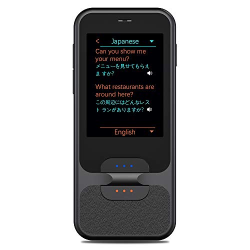 Rinkmo Translator Device, Portable Language Translation Device with Camera, WiFi/Hotspot Smart Voice Two
