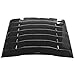 HYPER GLORY Rear Window Louver, Compatible with 2005-2014 Ford Mustang Coupe, Gloss Black ABS Plastic IKON Style Aerodynamic Rear Sunshade Wind Deflection Cover