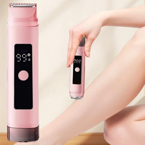 Trimmer para mujeres con afeitadora eléctrica de doble cabeza impermeable 3