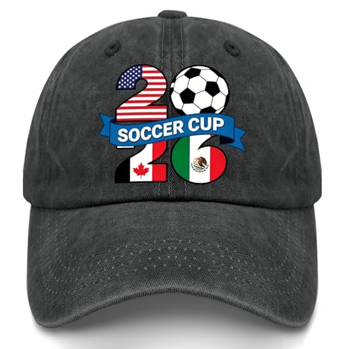 World Soccer Fan 2026 for Football Fans World Soccer Celebrations Hats for Men Women