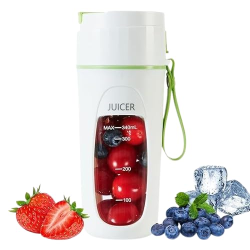 VGMAX USB Rechargeable Portable Blender – Mini 8-Blade Smoothie Maker for Shakes, Juices & More-image-6