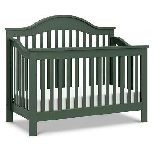 Jayden - Cuna Convertible 4 en 1 en Verde Bosque, Certificado Greenguard
