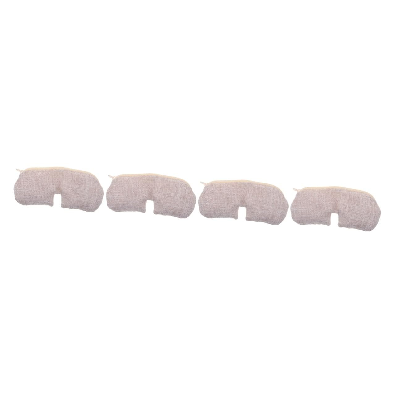4 Pezzi Maschera Termica Riutilizzabile per Occhi con Rosa Himalayano Naturale Impacco Caldo per Affaticamento e Miglioramento Sonno per Uso e Viaggio