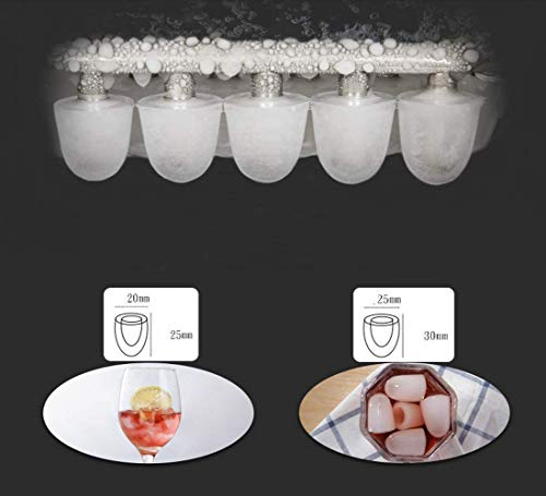 Máquina automática de hielo eléctrica para casa y bar miniatura 5