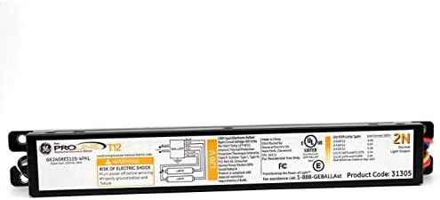 GE 31305 2-Bulb Commercial Electronic Fluorescent Light Ballast
