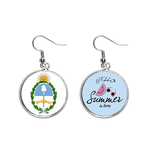 Pendientes de sandía Buenos Aires Argentina joyería de verano lóbulo