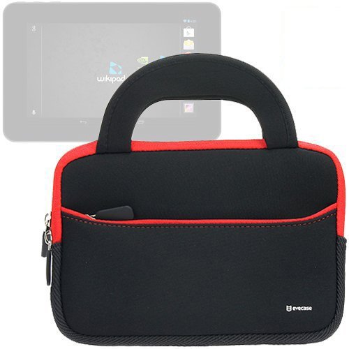 Evecase Wikipad 7 7'' Gaming Android Tablet PC Neoprene Sleeve Case Slim Briefcase w/Handle