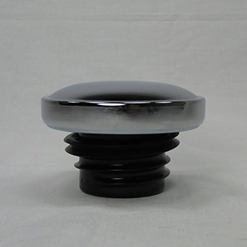 Miniatura 2 de 1982 y posteriores OE Harley Chrome Vented - Tapa de tanque de gasolina para motocicleta - Sustituye HD PArt # 61102-83B - Chopper Bobber Cafe Racer