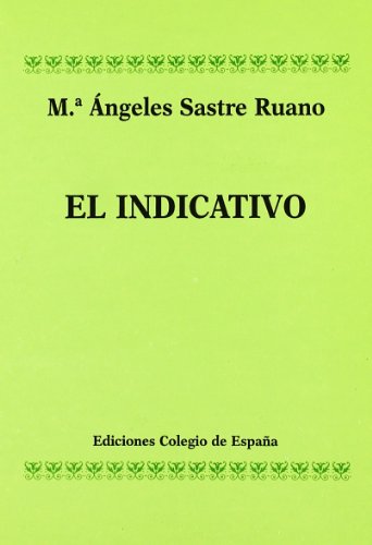 Portada de El indicativo