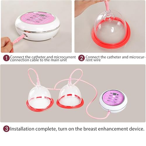 Masajeador Eléctrico de Pecho con Terapia de Vacío miniatura 6