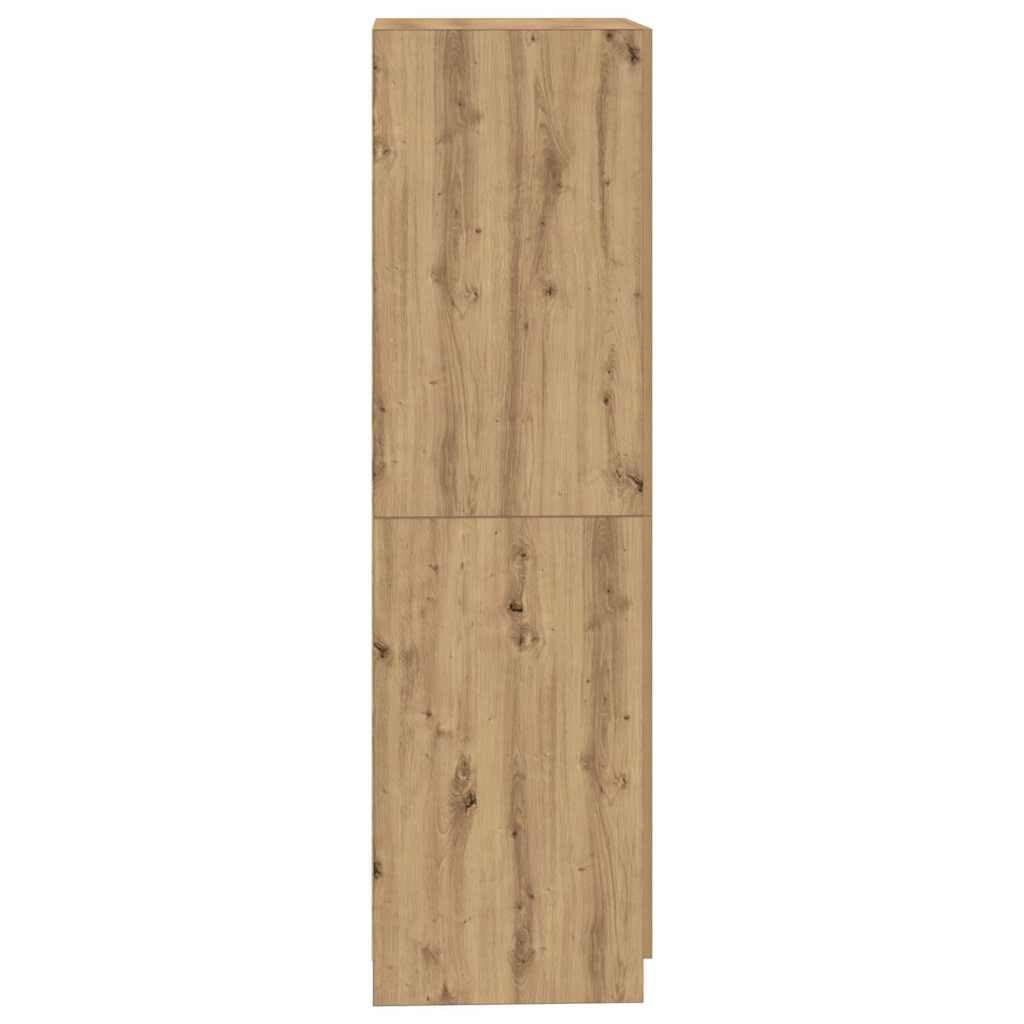 Willood Kleiderschrank 90x52x200 cm Holzwerkstoff Garderobenschrank Garderobe Schrank Schlafzimmerschrank Dielenschrank (Eiche handwerklich)