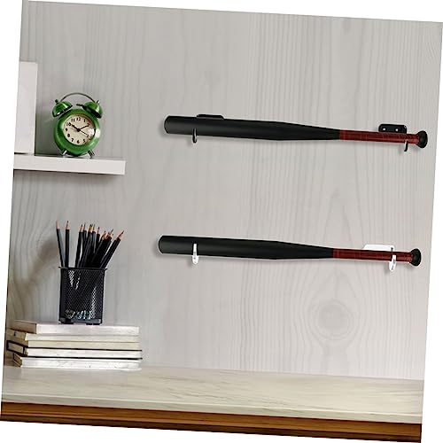 Soporte para murciélagos y bates de béisbol de pared: pack de 4 pares 2