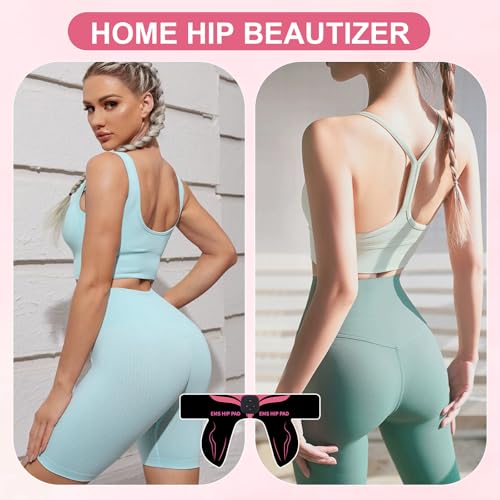 Colexy Po Trainer, EMS Trainingsgerät zur Gezielten Stimulation der Po Muskulatur, 6 Modi und 15 Intensitätsstufen, für Gesäß, Beintraining - Mit Fernbedienung