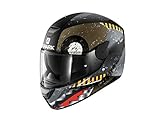 shark helmets evo-one 2 Integrierte Sonnenvisier : Ja Shark Motorradhelm Hark D-Skwal Saurus Mat, Schwarz/Grün/Anthrazit, Größe S