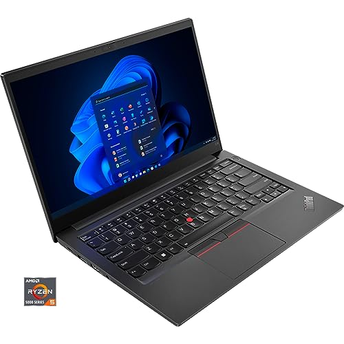 Lenovo ThinkPad E14 Gen 4 Notebook AMD Ryzen 5 5625U 35,6 cm (14) (16GB RAM, 512GB SSD, Full HD, Win11 Pro), 21EB0040GE, Schwarz