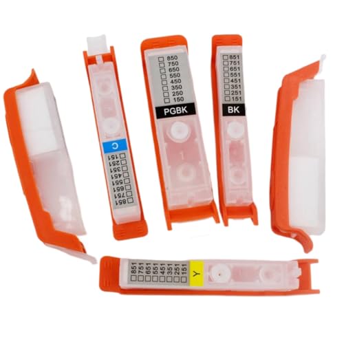 Cartouches d'encre CISS vides rechargeables pour imprimantes Canon MG5610 et MX921