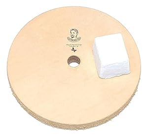 Tamrod Holdings 12,7cm Leder-Polierscheibe mit Polierpaste