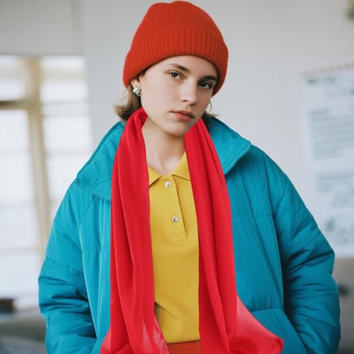 Chiffon Scarfs for Women Lightweight Breathable Scarf Shawl Fashion Scarves Sunscreen Shawls for Ladies3