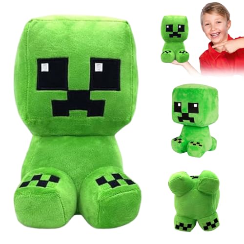 Reioanaok Mine-Craft peluche, Mine-Craft figura de peluche, brinquedo de peluche Cree-per, Mine cra-ft boneca de peluche, suave e macio bonecas de animais de peluche, para abraçar e acompanhar os seus