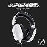 Razer BlackShark V2 X Gaming Headset: 7.1 Surround Sound - 50mm Drivers - Memory Foam Cushion - for PC, Mac, PS4, PS5, Switch - 3.5mm Audio Jack - White - Image 5