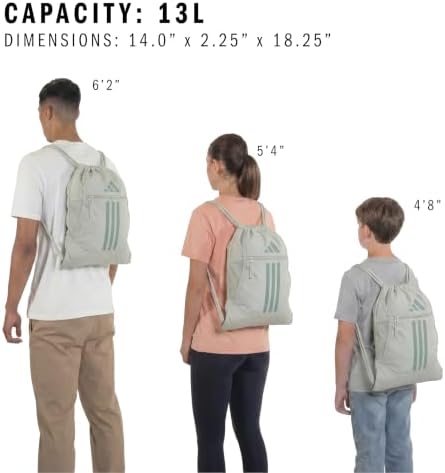 adidas Alliance Sackpack β Drawstring Backpack for Sports, Small Gym Bag - 5