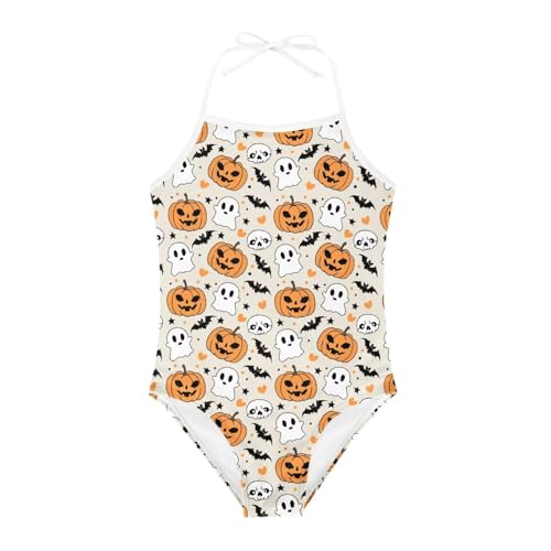 Halloween One-Piece Swimsuits Beach Swimwear Bathing Suit for Girls