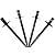 OUTOUR Garden Arch Arbor Arbour Trellis Archway for Climbing Plants Roses Vines Support Rack, Outdoor Garden Lawn Backyard Patio, Matte Black