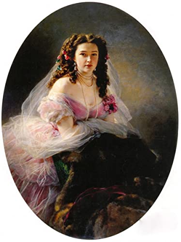 Graffiti Art Mural pour mur vide salon affiche Madame Barbe De Rimsky Korsakov Winterhalter
