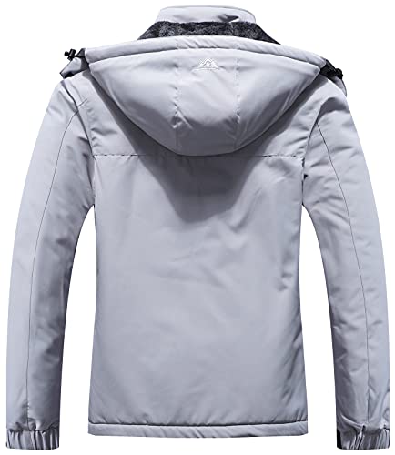 Image of MOERDENG Women's Waterproof Ski Jacket Warm Winter Coat Outdoor Windbreaker Hiking Snowboarding Jacket