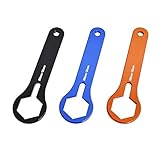 Artikelbreite: 15 Zoll ooege Gabelkappen-Schlüssel for Dirt Bike Gabel Reparatur-Werkzeug Zubehör Teile (Color : Orange)