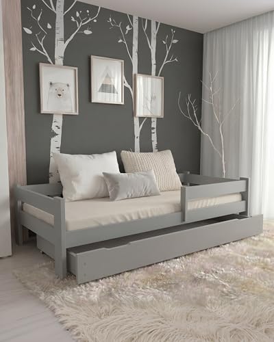 EcoBeds ALA Kinderbett 80x180 cm Kiefer Massivholz bis 150 kg