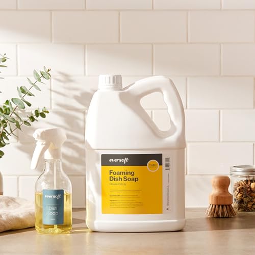 Image of EZbrnd Eversoft Foaming Dish Soap Gallon Refill, 1gallon, Yuzu Scent