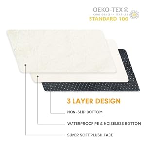 Washable-Extra-Large-Dog-Bed-Covers-Soft-Plush-Replacement-Waterproof-Dog-Bed-Liner-Pet-Bed-Cover-with-zipper-41x27x3-Inches-Light-Grey-Cover-Only - Cucciolini Doodles   Washable-Extra-Large-Dog-Bed-Covers-Soft-Plush-Replacement-Waterproof-Dog-Bed-Liner-Pet-Bed-Cover-with-zipper-41x27x3-Inches-Light-Grey-Cover-Only