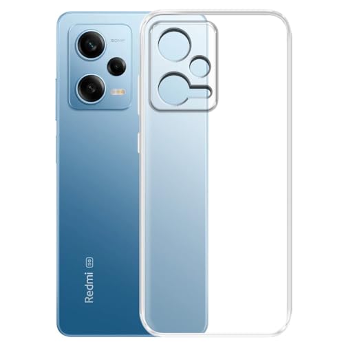 Image of COVERBLACK Rubber Back Cover for Mi REDMI Note 12 Pro Plus 5G - Transparent